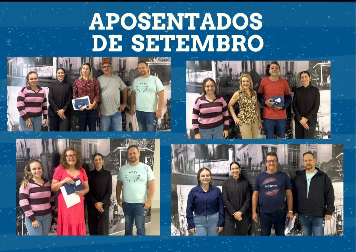 Setembro começou com novos aposentados
